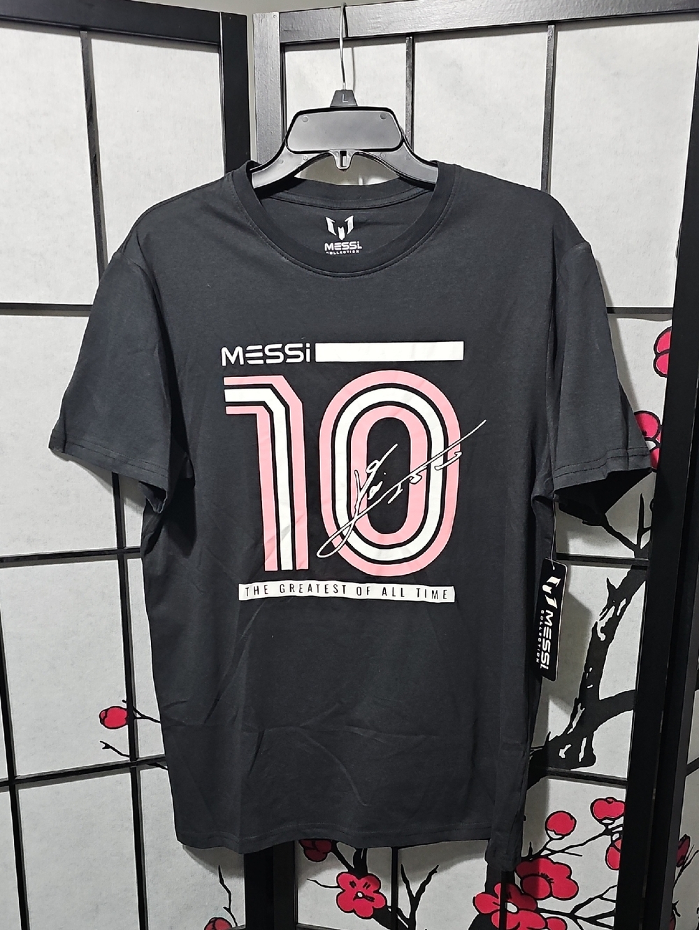 Messi‎ Collection Black Pink T-shirt Size Medium New